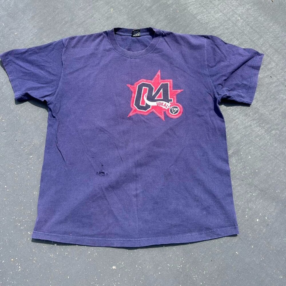 Men's Navy and Blue T-shirt